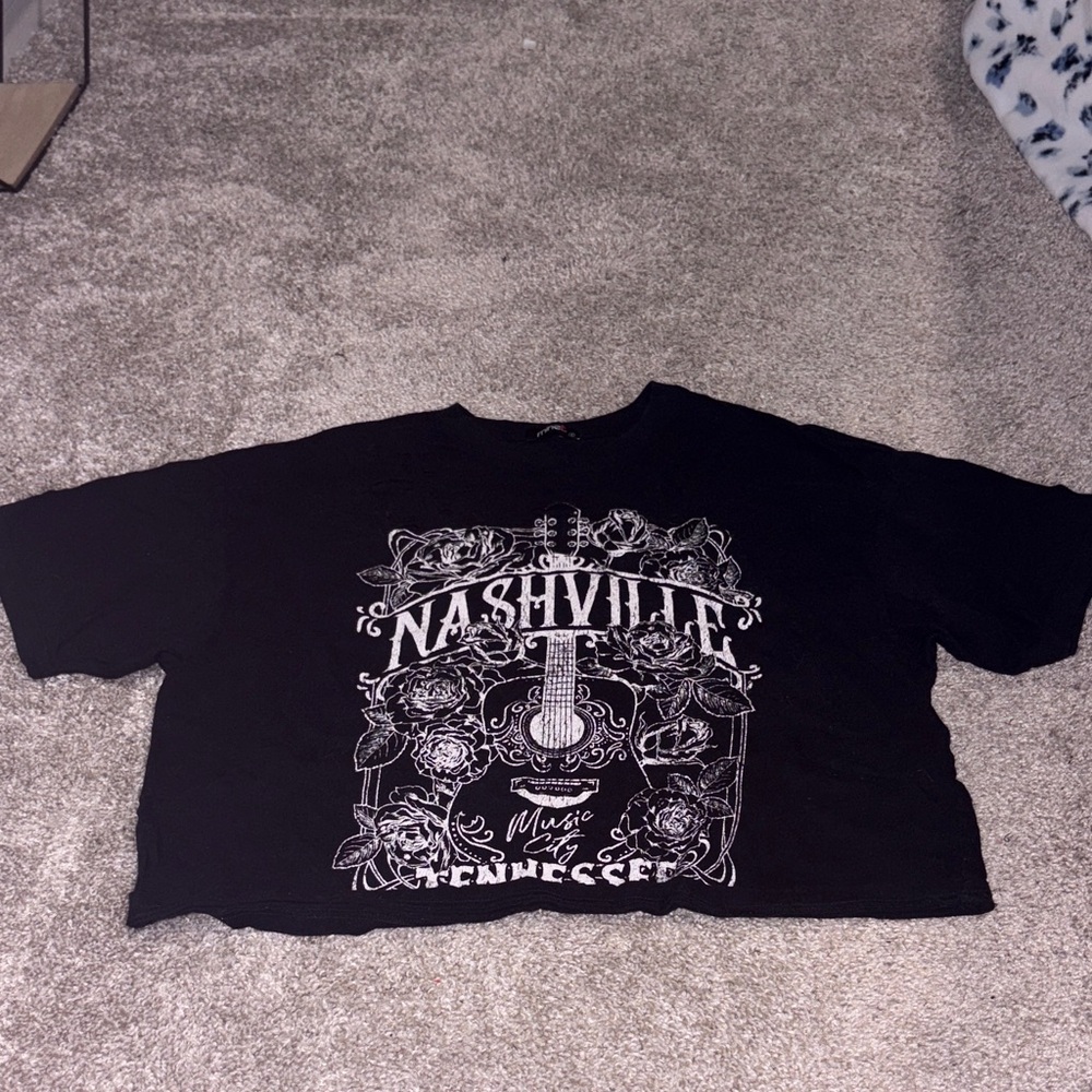 Black Nashville Graphic T-Shirt